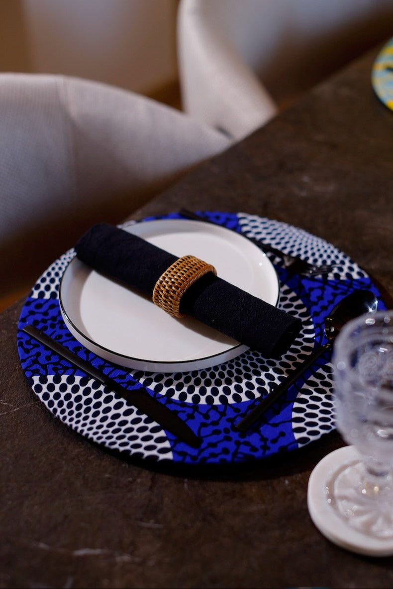 Olympia Cercles bleus et blancs